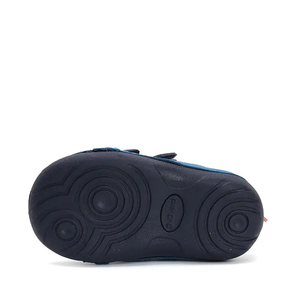 Pantofi piele naturla, baieti, albastru, crocodil, D.D. Step_S015-51832B-20_Pebebe