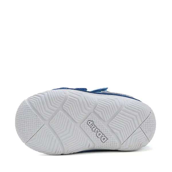 Pantofi baieti, piele naturala, talpa flexibila, albastru, crocodil, D.D. Step_S082-51541B-25_Pebebe