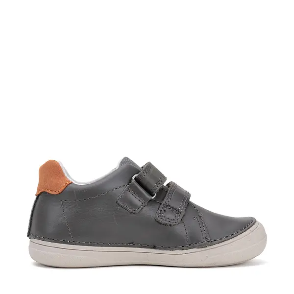 Pantofi baieti, piele naturala, talpa flexibila, kaki inchis, D.D. Step_S078-51687AM-29_Pebebe