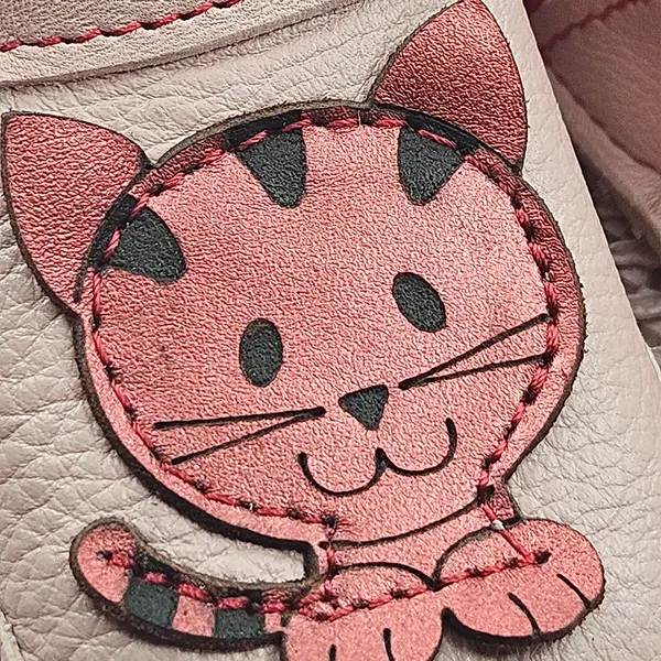 Pantofi barefoot copii, primii pasi, piele naturala, talpa flexibila, roz, pisica_RO-16-11-22_Pebebe