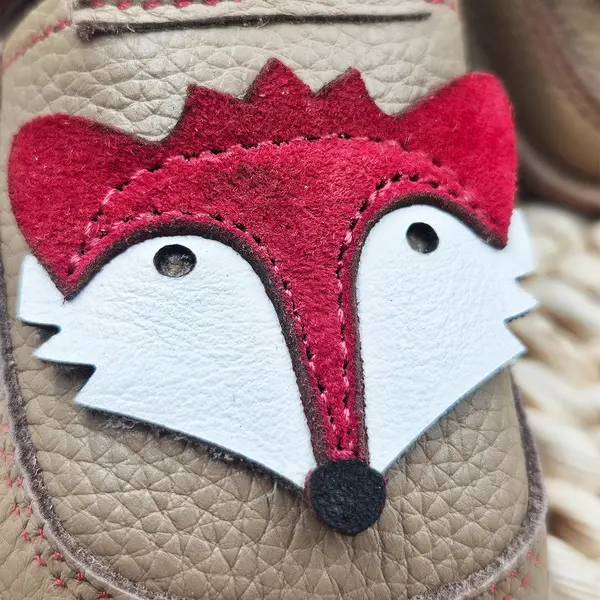 Pantofi barefoot, primii pasi, copii, piele naturala, talpa flexibila, vulpe_RO-16-6-22_Pebebe