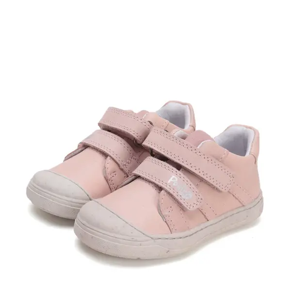 Pantofi copii cu supinatie, piele naturala, talpa ferma, roz deschis, Ponte20_DA03-5-1473F-25_Pebebe