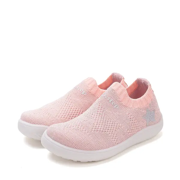 Pantofi copii D.D Step, material textil, talpa flexibila, roz_F093-51209E-26_Pebebe