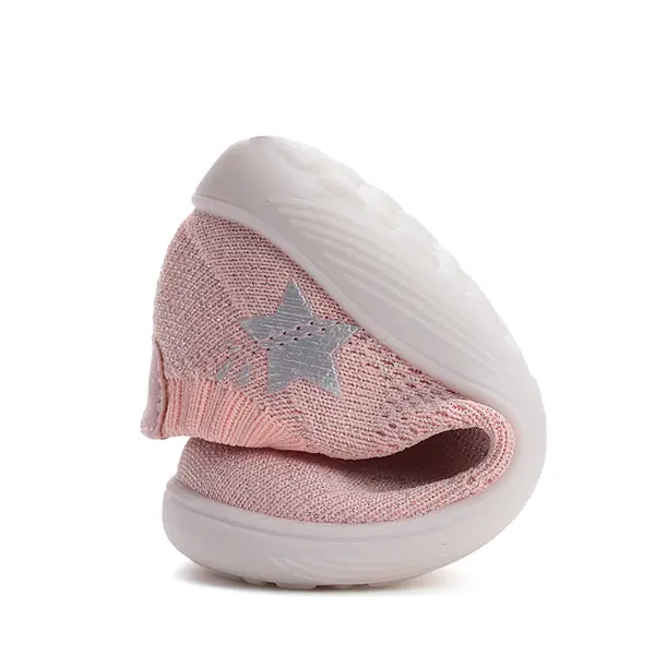 Pantofi copii D.D Step, material textil, talpa flexibila, roz_F093-51209E-27_Pebebe