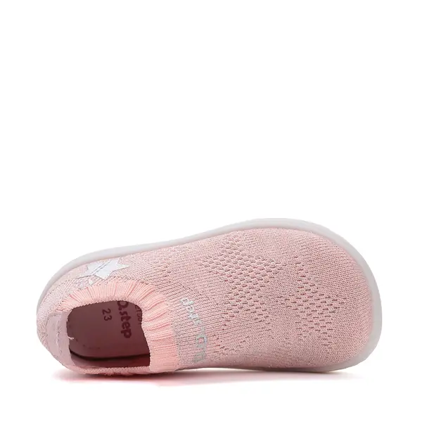 Pantofi copii D.D Step, material textil, talpa flexibila, roz_F093-51209E-27_Pebebe