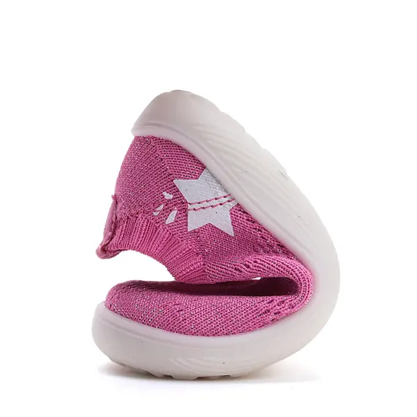 Pantofi copii D.D Step, material textil, talpa flexibila, roz inchis_F093-51209C-26_Pebebe