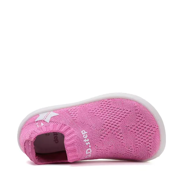 Pantofi copii D.D Step, material textil, talpa flexibila, roz inchis_F093-51209C-27_Pebebe