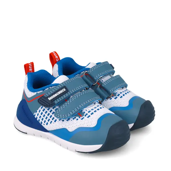 Pantofi Biomecanics baieti, material textil, Biogateo Sneaker, albastru_252131-A057-20_Pebebe