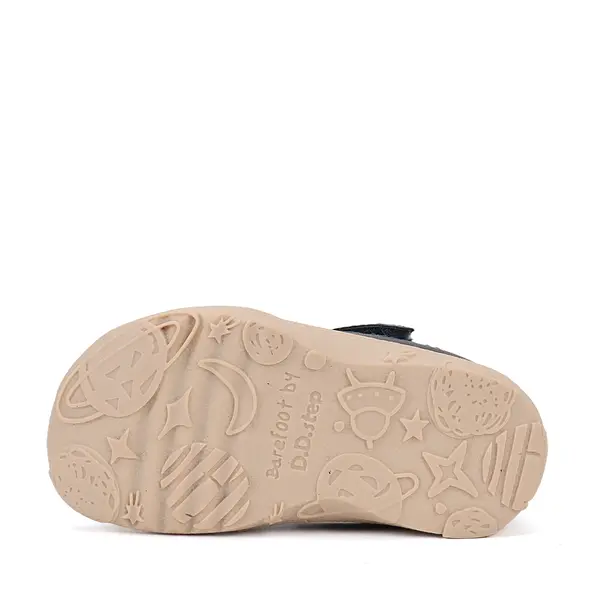 Pantofi D.D.Step copii, barefoot, piele naturala, decupati, primii pași, bleumarin_H077-51734CM-31_Pebebe