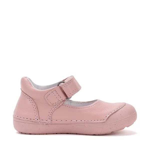 Pantofi D.D.Step, fete, piele naturala, decupati, primii pași, roz_H066-51758-21_Pebebe