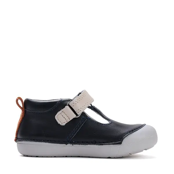 Pantofi D.D.Step, primii pasi, din piele naturala, decupati, primii pași, bleumarin, crocodil_H066-51978A-21_Pebebe