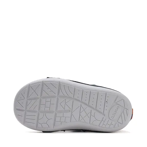 Pantofi D.D.Step, primii pasi, din piele naturala, decupati, primii pași, bleumarin, crocodil_H066-51978A-21_Pebebe