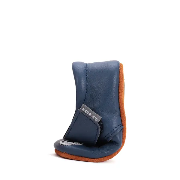 Pantofi primii pasi, interior, piele naturala, bleumarin, minge, D.D. Step_K1596-51110-18/19_Pebebe
