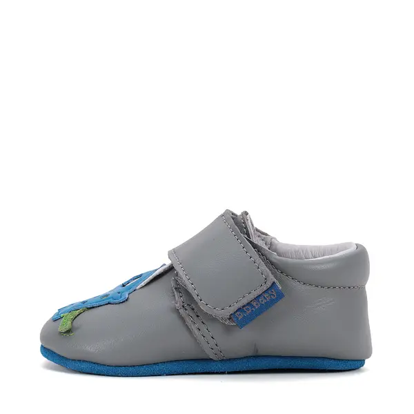 Pantofi primii pasi, interior, piele naturala, gri, monstrulet, D.D. Step_K1596-51622-18/19_Pebebe