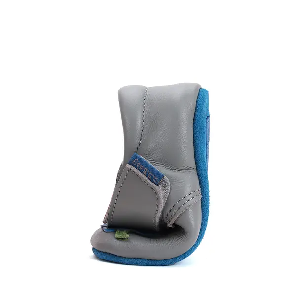 Pantofi primii pasi, interior, piele naturala, gri, monstrulet, D.D. Step_K1596-51622-18/19_Pebebe