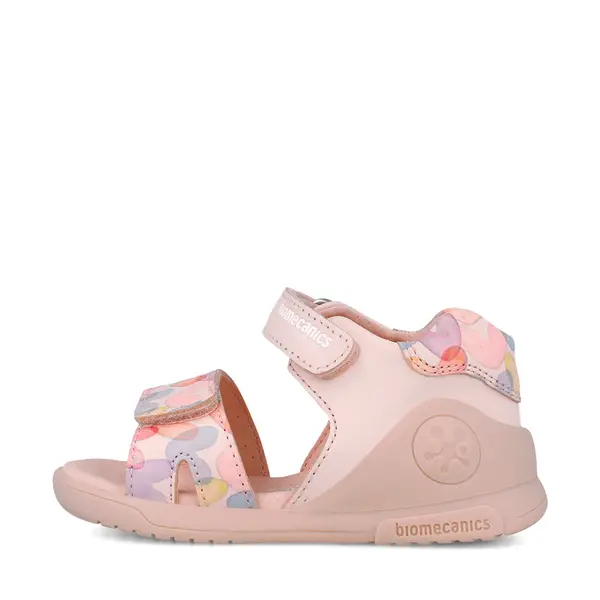 Sandale fete, piele naturala, talpa flexibila, Biogateo Open, roz, Biomecanics_252141-A779-25_Pebebe