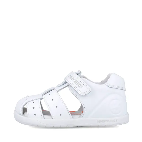 Sandale Biomecanics copii, talpa flexibila, protectie degete, Biomecanics Wider, Alb_252164-A050-26_Pebebe