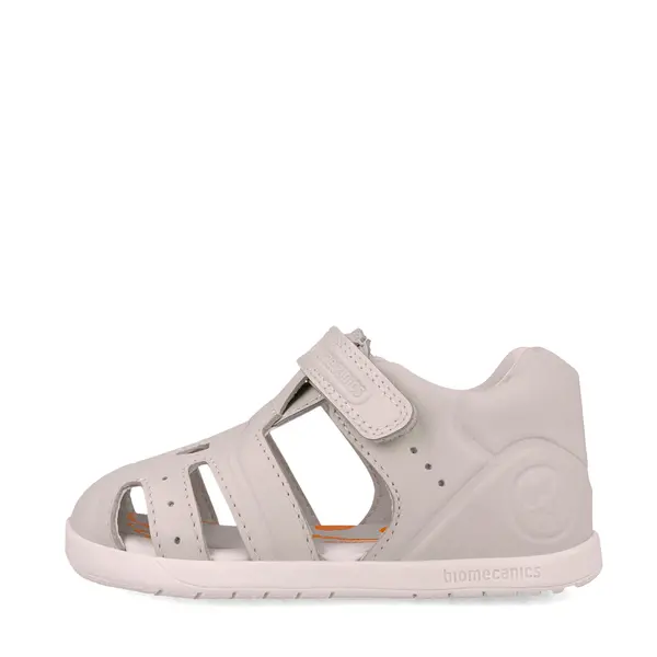Sandale Biomecanics copii, talpa flexibila, protectie degete, Biomecanics wider, crem_252165-B695-25_Pebebe