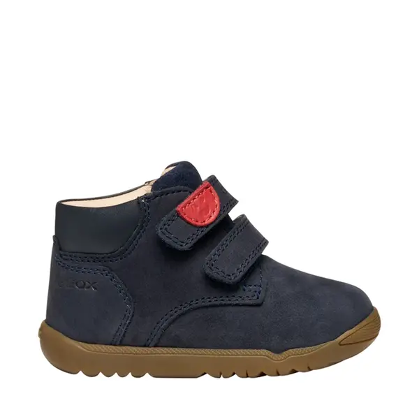 Ghete Geox baieti, piele naturala, talpa felexibila, Macchia, bleumarin_B164NC-03285-C4064-25_Pebebe