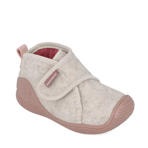 Pantofi Biomecanics fete, material textil, sustinere calcai, Biohome, bej_251140-D103-21_Pebebe