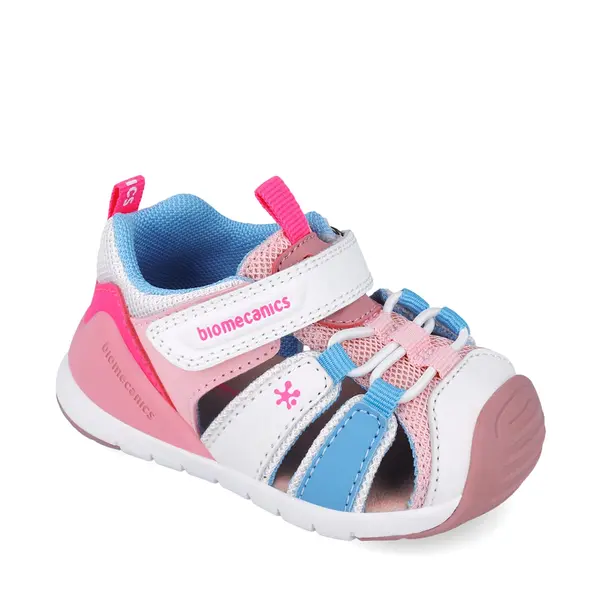 Sandale Biomecanics fete, talpa flexibila, protectie degete, Biogateo Casual, roz_252135-D113-21_Pebebe