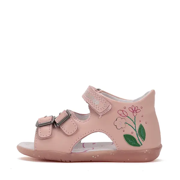 Sandale fete, piele naturala, talpa flexibila, roz deschis, D.D.Step_G075-51585A-24_Pebebe