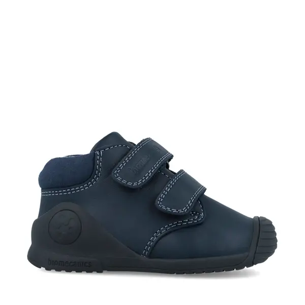 Ghete Biomecanics Baieti, piele naturala, primii pași, captuseala lana naturala, BioGateo, culoare bleumarin_251133-A183FB-18_Pebebe