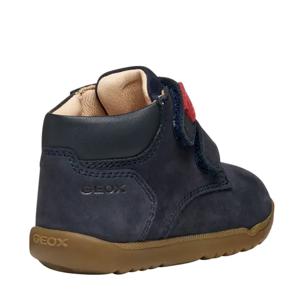 Ghete Geox baieti, piele naturala, talpa felexibila, Macchia, bleumarin_B164NC-03285-C4064-25_Pebebe