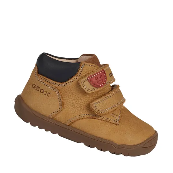 Ghete Geox baieti, piele naturala, talpa felexibila, Macchia, maro_B164NC-03285-C5046-20_Pebebe