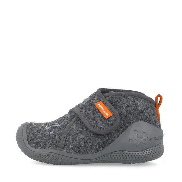 Pantofi Biomecanics baieti, material textil, sustinere calcai, Biohome, gri inchis_251144-B168-19_Pebebe