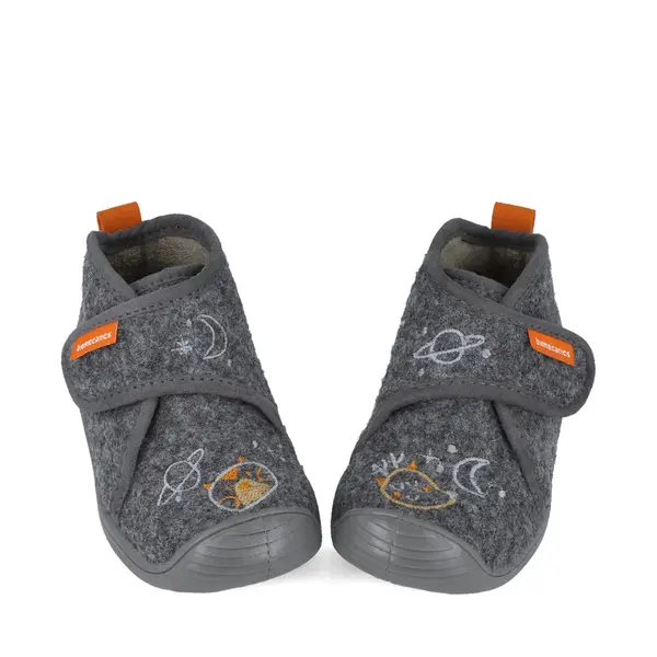 Pantofi Biomecanics baieti, material textil, sustinere calcai, Biohome, gri inchis_251144-B168-19_Pebebe