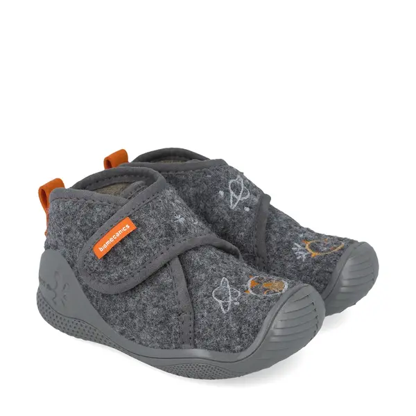 Pantofi Biomecanics baieti, material textil, sustinere calcai, Biohome, gri inchis_251144-B168-19_Pebebe
