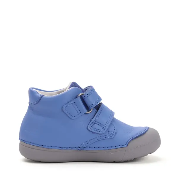 Pantofi D.D. Step baieti, piele naturala, primii pasi, talpa felxibila, albastru, papagal_S066-52304B-20_Pebebe