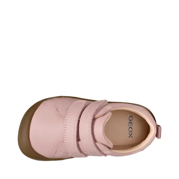 Pantofi Geox fete, Barefoot, piele naturala, Steppieup, roz_B4663A-00085-C8014-25_Pebebe