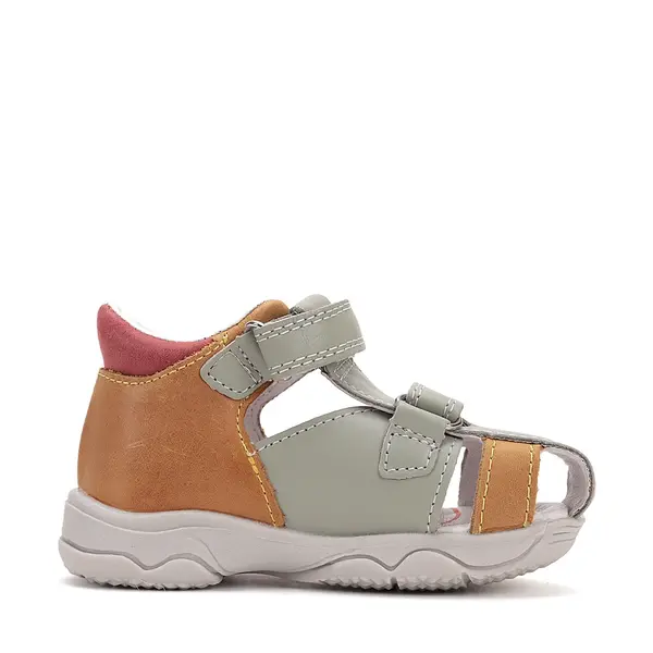 Sandale D.D. Step baieti, piele naturala, maro, basketball, D.D. Step_G064-51611B-25_Pebebe