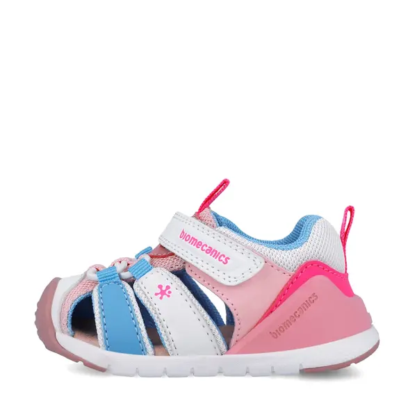 Sandale Biomecanics fete, talpa flexibila, protectie degete, Biogateo Casual, roz_252135-D113-21_Pebebe