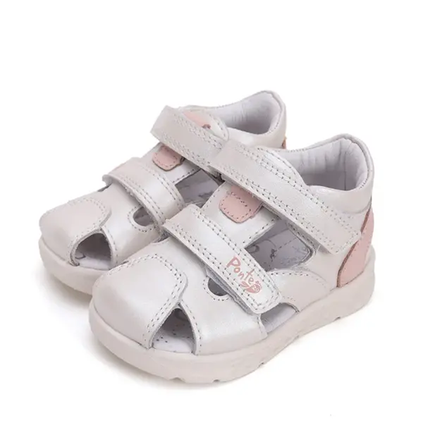 Sandale copii, cu supinatie, piele naturala, crem, Ponte20_DA05-5-1422C-25_Pebebe