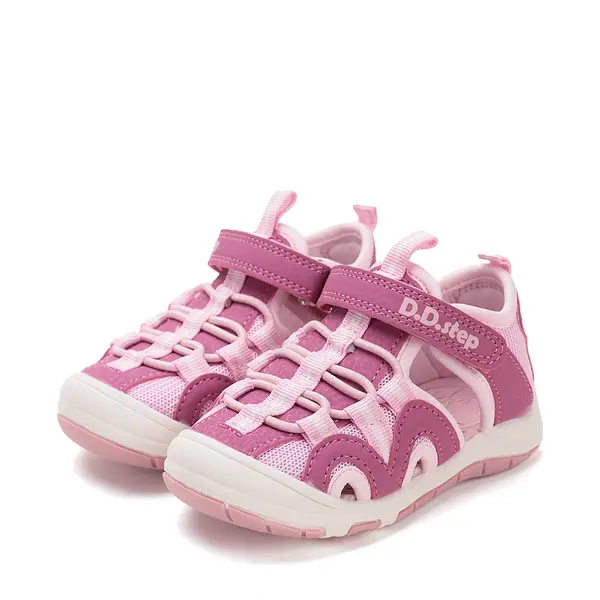 Sandale copii, uscare rapidă, material textil, roz inchis, D.D. Step_G065-51831D-20_Pebebe
