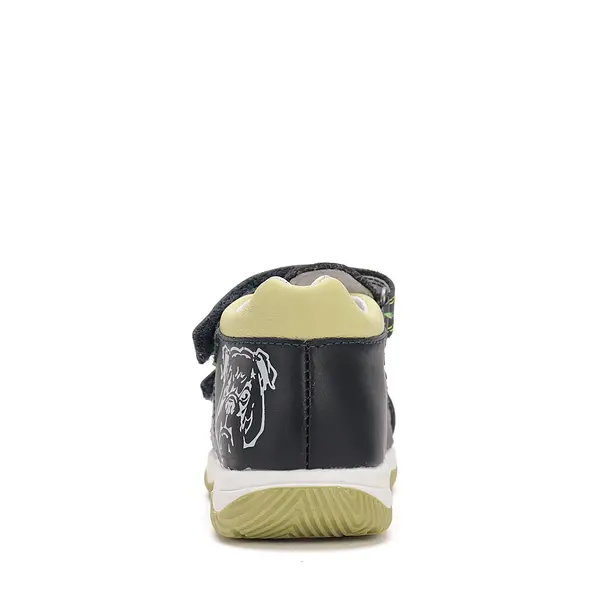 Sandale D.D. Step baieti, piele naturala, talpa FlexiSistem, bleumarin, bulldog, D.D. Step_G103-51668B-24_Pebebe