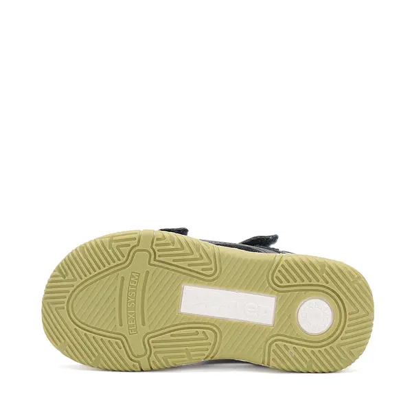 Sandale D.D. Step baieti, piele naturala, talpa FlexiSistem, bleumarin, bulldog, D.D. Step_G103-51668B-19_Pebebe