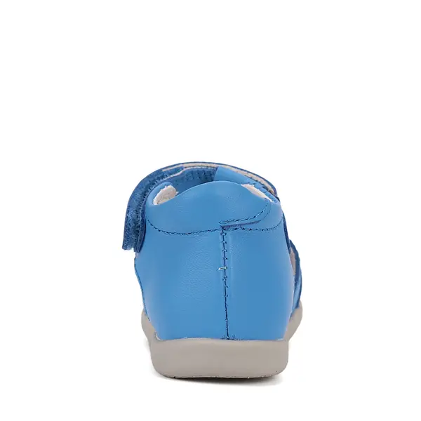 Sandale D.D. Step Copii, piele naturala, talpa flexibila, albastru, ursulet_G075-51284B-19_Pebebe