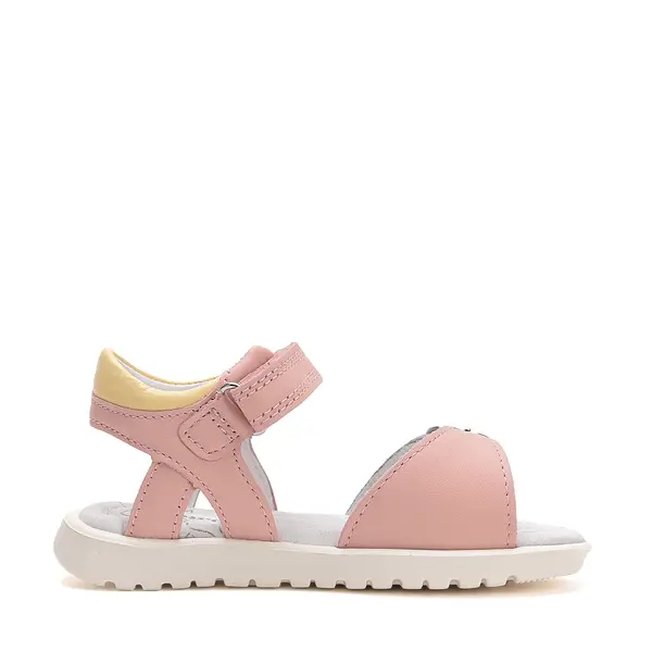 Sandale D.D. Step fete, piele naturala, varf deschis, roz,_G055-51402AM-29_Pebebe