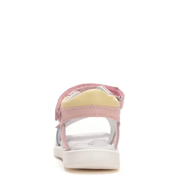 Sandale D.D. Step fete, piele naturala, varf deschis, roz,_G055-51402AM-29_Pebebe