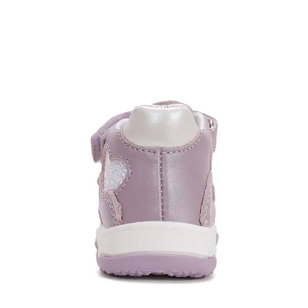 Sandale fete, piele naturala, lila, inimioare, D.D. Step_G064-51872BM-27_Pebebe