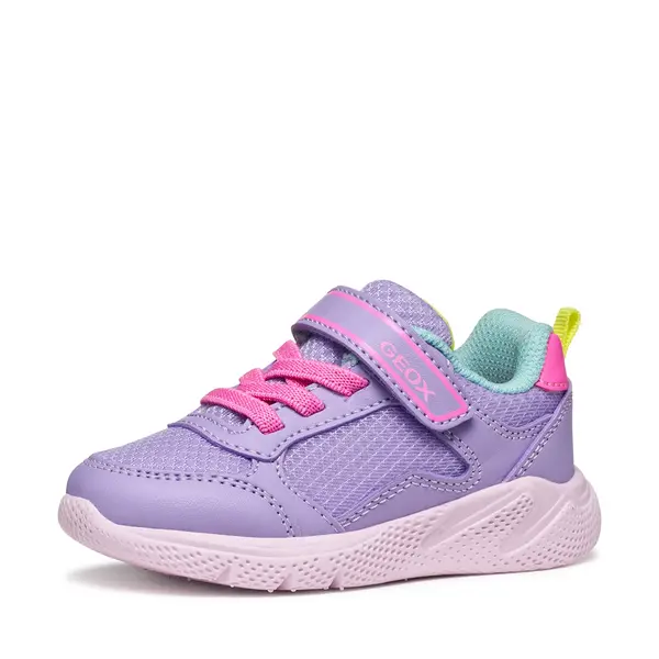 Pantofi sport Geox fete, material textil, talpa flexibila, Sprintye, mov_B564TB-0BC14-C8E8L-21_Pebebe