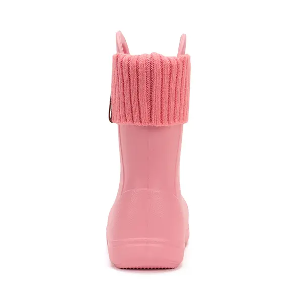 Cizme de ploaie pentru fete, roz, din cauciuc cu interior textil detașabil, brant termic – D.D.Step_I106-52697-30/31_Pebebe