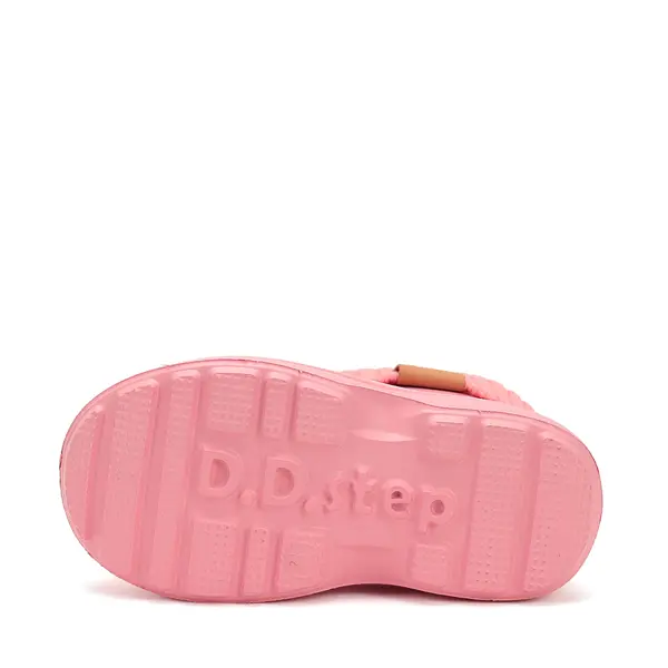 Cizme de ploaie pentru fete, roz, din cauciuc cu interior textil detașabil, brant termic – D.D.Step_I106-52697-26/27_Pebebe