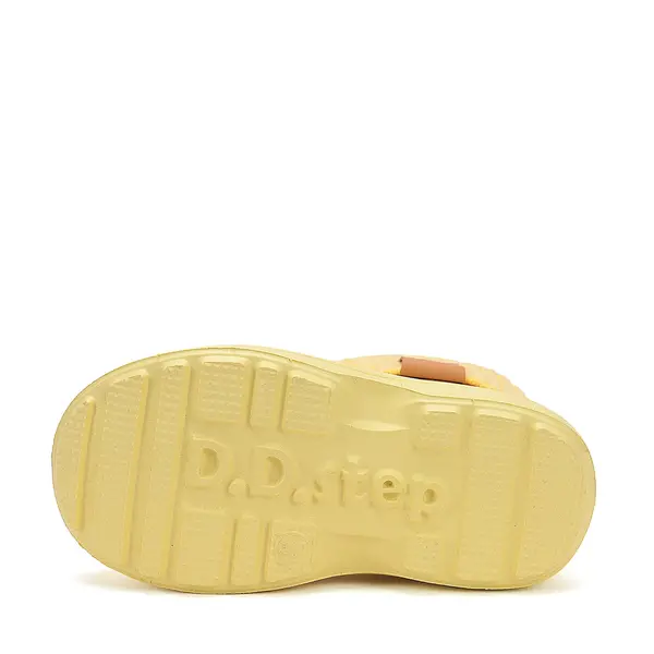 Cizme de ploaie pentru copii, galben, din cauciuc cu interior textil detașabil, brant termic – D.D.Step_I106-52295-30/31_Pebebe