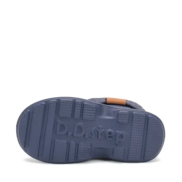Cizme de ploaie pentru copii, bleumarin, din cauciuc cu interior textil detașabil – D.D.Step_I106-52820-30/31_Pebebe
