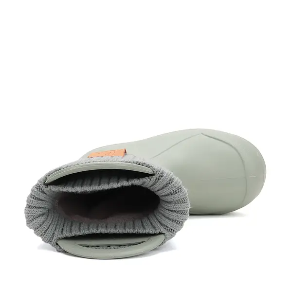 Cizme de ploaie pentru copii, verde uscat, din cauciuc cu interior textil detașabil – D.D.Step_I106-52182-30/31_Pebebe